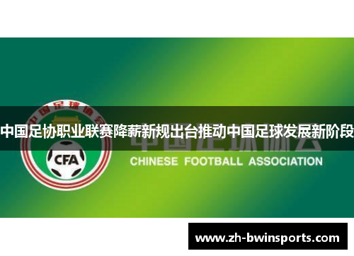 中国足协职业联赛降薪新规出台推动中国足球发展新阶段